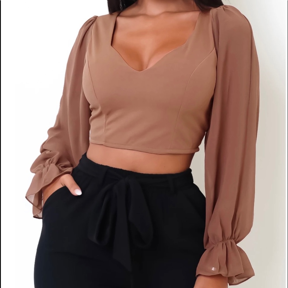 Mocha Color Top